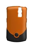 Luxe Case for BlackBerry 8300 - Orange Black Luxe Case for BlackBerry 8300 - Orange Black