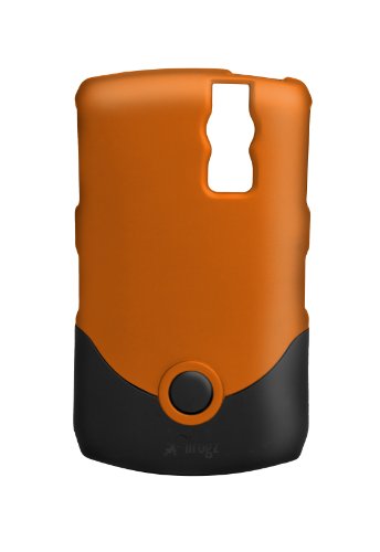Luxe Case for BlackBerry 8300 - Orange Black Luxe Case for BlackBerry 8300 - Orange Black