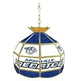 NHL Nashville Predators Stained Glass Tiffany Lamp - 16 inch