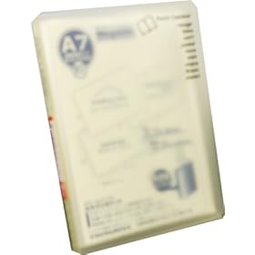 【クリックで詳細表示】プチクルール カードコレクション A7サイズ カード 1段ポケット イエロー