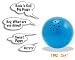 Pet Supplies : Babble Ball - Small Size - 2 3/4 in. in Blue