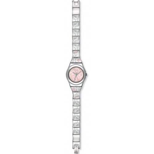 Swatch Women's CORE COLLECTION YSS248G Stainless-Steel Quartz Watch with Pink Dial