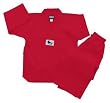 Taekwondo V-Neck Red Complete Uniforms