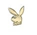 Playboy - CE115GT - Boucles d'oreille Mixte - Laiton