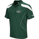 New York Jets Reebok 2011 Sideline Green Team Polo Shirt - XL