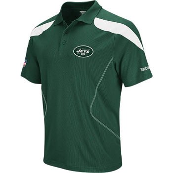 New York Jets Reebok 2011 Sideline Green Team Polo Shirt - XL