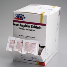 Non-aspirin- 250 2-packs- 500 tablets per dispenser box At Home Emergency