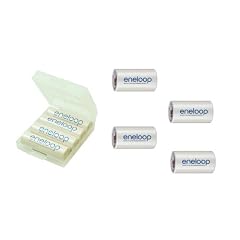 Akkuset Sanyo Eneloop AA-Akku inkl 4 Adapter auf Baby C