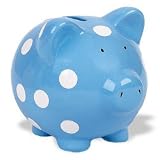 Elegant Baby Piggy Bank- Mini- Blue