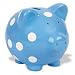 Elegant Baby Piggy Bank- Mini- Blue