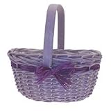 from EasyFloristSupplies Large Oval Lilac Raffia Basket