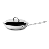 All Clad Stainless Steel 10-Inch Fry Pan with Domed Lid