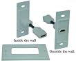 Single Port HDMI Wall Plate with Strain Relief, White