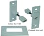Single Port HDMI Wall Plate with Strain Relief, White