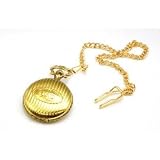 Ravel Gold 'Worlds Best DAD' Pocket Watch, 15 Chain