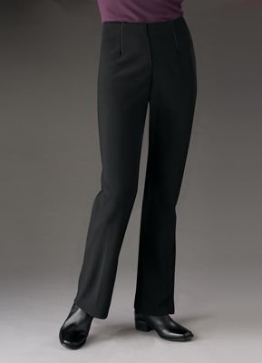 TravelSmith Womens Plus Size Ottoman Knit Bootcut Pants