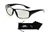 3D Brille "Sports Design" - Zirkular polarisiert für passiv 3DTV - Kompatibel mit RealD, MasterImage2, LG Cinema, Philips Easy, Toshiba, JVC Xpol