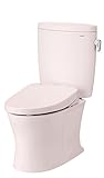 【取替交換付き(北海道)】 TOTO トイレ セット品:便器+ウォシュレットKF1 (TCF8CF55)  戸建向け パステルピンク EXKF100033(THK)