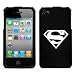 Search : APPLE IPHONE 4 4G WHITE SUPERMAN SYMBOL ON A BLACK HARD CASE COVER