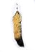 URSFUR Coyote Tail Bag Charm Pendant (16 Inches, silver & Primary tail)