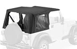 Bestop 51127-15 Replace-a-top Black Denim Replacement Soft Top