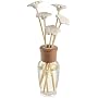 Laura Ashley Reed Diffuser With Embossed Bottle and Reed Toppers, Blooming Orchid and Pear