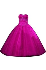 Beaded  Tulle Floor Length  Ball Gown  Dress