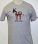 Ass Man Mens Grey Democratic Political Vintage T-shirt