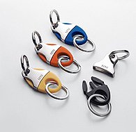 MINI Cooper Valet Key Chain Liquid Yellow