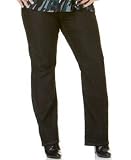 Calvin Klein Jeans Plus Size Omega Boot-Cut Jeans, Black Wash