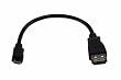 mr!tech Cavo Adattatore (20cm) Host OTG [on the go] USB Micro B (maschio) a USB A (feminile) sostituice ET-R205U per Samsung Galaxy i9100 S2, GT-N7000 Galaxy Note