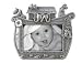 NOAHS ARK STORYTIME FRAME - 3x5 Noahs Ark Picture Frame STORYTIME - Pewter - frame