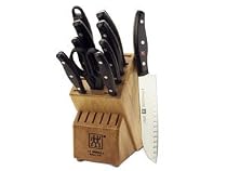 J.A. Henckels Twin Signature Stainless-Steel 11-Piece Knife Set with Block