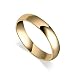4 MM Comfort Fit 14K Wedding Band 14 KT Yellow Gold Ring