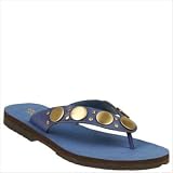 Franco Sarto 26888-401 Bay Flip Flop in Ocean Leather by Franco Sarto