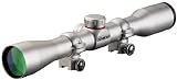Simmons .22 Mag 4x 32mm Truplex Reticle Rimfire Riflescope with Rings (Silver)
