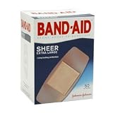 J & J BANDAID BRAND PLASTIC EXTRA LARGE ADHESIVE BANDAGES 50/BOX J & J BANDAID BRAND PLASTIC EXTRA LARGE ADHESIVE BANDAGES 50/BOX