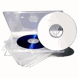 Americopy 100 SLIM Frosted Clear Single DVD Cases 7MM