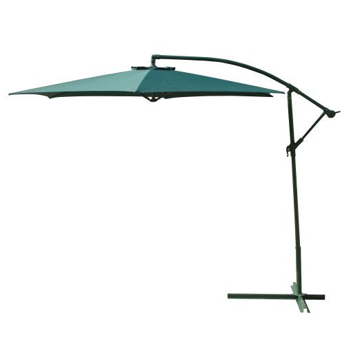 Bond 65381 10-Foot Offset Umbrella, Green