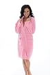 Pink Soft Fleece Wrap Robe Womens Bath robe Sizes 10 12 M L