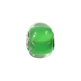 Carlo BIAGI Bead 925 Silber Murano Glas gr�ne Welle Armband Anh�nger BBG02von "Carlo Biagi Beads"