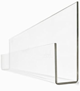 Falken Design Clear Acrylic Bookshelf 35" x 9" x 2.75"