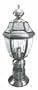 Heath/Zenith SL-4370-SA 360-Degree Motion-Activated Decorative Post Light, Antique Silver