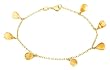 14k Yellow Gold, November Birthstone, Citrine Briolette Bracelet, 7.25"