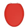 Ginsey Solid Red Padded Elongated Toilet Seat