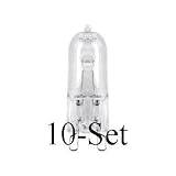 Halogenlampen 10er Pack Halogenlampe Halogenleuchtmittel G9 25 Watt 10 Stück