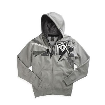 Fox Racing Men's Kryptonite Zip Hoody - Grey - 45760-006