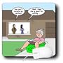 Rich Diesslins Funny General - Editorial Cartoons - Mother-in-Law Recycling - Mouse Pads