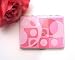 GLAM CRYSTALLIZED RETRO PINK BUSINESS CARD HOLDER
