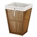 Whitney Bamboo Hamper with Lining